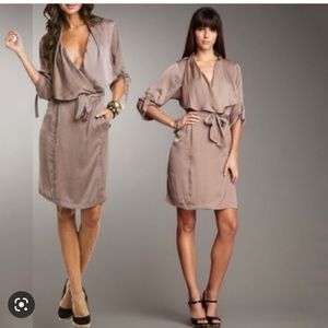 BCBG Alex Trench Tie Dress